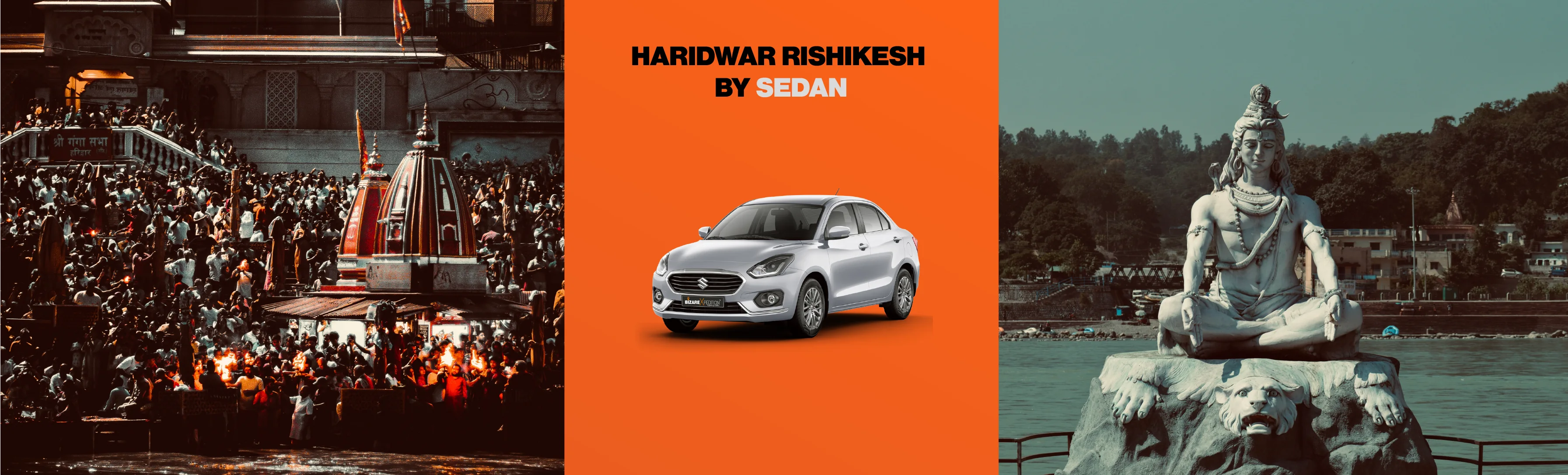 Haridwar Rishikesh by Sedan